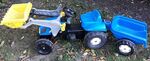 Rolly Kid New Holland Tractor with Frontloader & Trailer