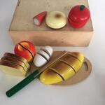 Wooden Cutting Food Set