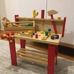 Large Wooden Work Bench