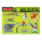 Melissa & Doug Sound Puzzle - Zoo Animals