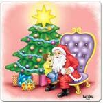 Sitting on Santa's Knee Wooden Puzzle