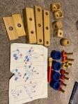 Plan Toys wooden vehicle construction set