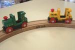 Railway cross/oval circus train