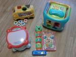 School Bus, Drum, Activity Centre and Worm Book