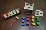 Pound a peg & shape sorting cube