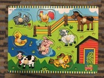 Farm Animal Peg Puzzle