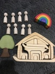 Small World Wooden Toy Set 