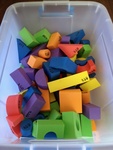 Foam building blocks