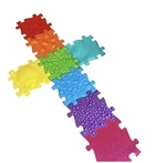 O158: Rainbow Tactile Floor Mat Set