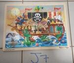 Wooden Jigsaw - Pirate Adventure