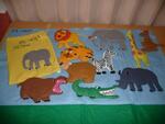 Velco Jungle Animals with felt mat