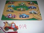 Magnetic Wooden Tow Truck Game