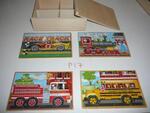 Vehicles Puzzles in a Box