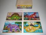 Dinosaur Wooden Puzzles in a Box