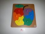 Junior Knob Apple Puzzle