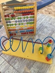 Baby abacus and wire sort