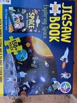 Exploring space book and puzzle 