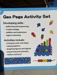 Geo pegs activity set