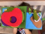 B36: Hungry little caterpillar felt book
