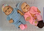 2 Baby Dolls with Clothes