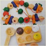 Icecream Scooping & Threading Fruit