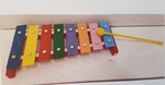 Xylophone (metal, plastic, 8 keys)