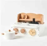 Wooden Kitchen Stove Set