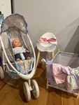 DP82: Baby doll and nursery set 
