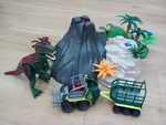 Dino Volcano W T-Rex 5230 and Dino Transport W T-Rex 5236