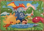 Dino Friends Plastic Puzzle