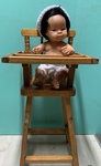 Doll's High Chair & Doll