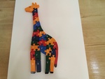 Giraffe Alphabet and Number Puzzle