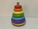 B007: Woodlets Rainbow Stacker