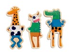 Wooden Magnetic Crazy Animals Set