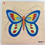 Butterfly puzzle (4 layers)