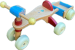 Wooden Trike & Trailer