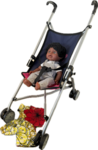 Pushchair with Doll