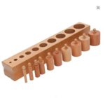 Wooden educational toys Cylinder Block