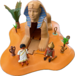Egyptian Pharaoh & Mummy Playset