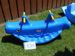 Blue whale see-saw