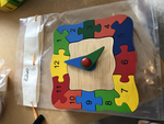 BLOCK JIGSAW CLOCK