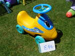 MUSICAL YELLOW BUG RIDE ON