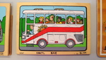 Bus - 2 layer puzzle for 3+ years