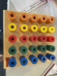 KOBBA COLOURED PEG BOARD
