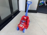 RED STEP 2 CAR WITH HANDLE