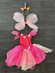 PINK FAIRY OUTFIT WITH WINGS & TIARA