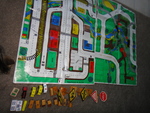 CARS & TRAIN SET WITH ROAD MAPS