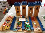 LARGE WOODEN CASTLE