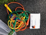 3 PLASTIC SKIPPING ROPES