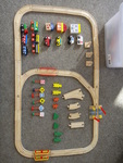 WOODEN TRAIN SET